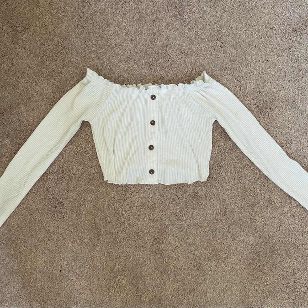 Mind Core Button Longsleeve Top